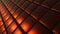 Orange gold chrome metallic technology background, metal squares pattern