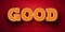 Orange good editable text effect editable text style