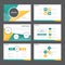 Orange green Abstract presentation template Infographic elements flat design set for brochure flyer leaflet marketing