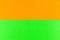 Orange, green gradient color with texture from real foam sponge paper for background, backdrop or design.