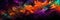 Orange Green Purple An Image Of A Colorful, Crystalline Structure Background. Generative AI