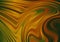 Orange and Green Ripple Lines Background Image