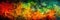 Orange Green Yellow An Image Of A Colorful, Crystalline Structure Background. Generative AI