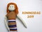 Orange haired rag doll ready for Kings day & x28;Koningsdag in Dutch& x29;
