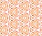 Orange handdrawn seamless pattern. Hand drawn wate