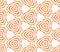 Orange handdrawn seamless pattern. Hand drawn wate