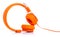 Orange headphones sound