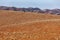 Orange hills in Ikara-Flinders Ranges.