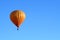 Orange hot air balloon