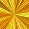 Orange hypnotic abstract ray burst background from striped rays