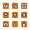 Orange icon series