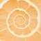 Orange infinity spiral abstract background.