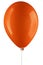 Orange inflated air balloon