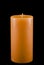 Orange Isolated Candle