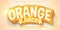 Orange juice editable text effect editable orange text style