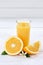 Orange juice oranges copyspace portrait format fruit fruits