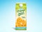 Orange juice paper carton