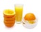 Orange juice preparation fruit