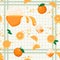 Orange Juice Seamless Pattern