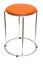 Orange kitchen stool