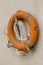 Orange life buoy