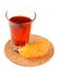 Orange liqueur and citrus slices