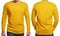 Orange Long Sleeved Shirt Design Template