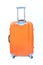 Orange luggage isolated