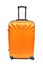 Orange luggage isolated