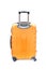 Orange luggage isolated