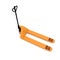 Orange manual hand hydraulic pallet truck