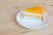 Orange Marmalade Cake on white plate