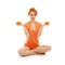 Orange meditaton