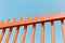 The Orange Metallic Fence