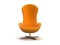 Orange modern chair