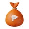 Orange Money Bag Peso 3D Illustration
