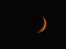 Orange Moon in Waxing Crescent Phase