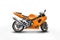 Orange motorbike