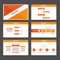 Orange Multipurpose Infographic elements and icon presentation template flat design set for advertising marketing brochure flyer