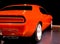 Orange Muscle Car
