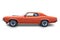 Orange Muscle Car - Side View