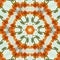 Orange Nasturtium Kaleidoscope