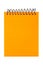 Orange notebook