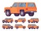 Orange offroad set