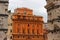 Orange old building in Rome