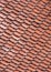 Orange old tile rooftop pattern