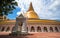 Orange pagoda in thailand