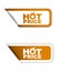Orange paper element sticker hot price in two variant