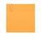 Orange paper note with paper clip