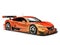 Orange pearlescent modern super sports car